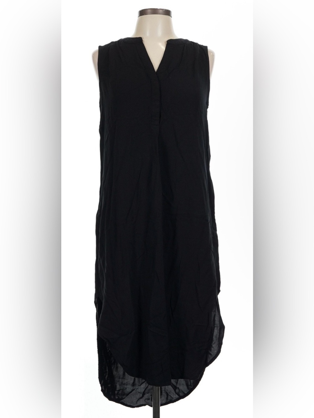 CUPIO Black Midi High-Lo Dress